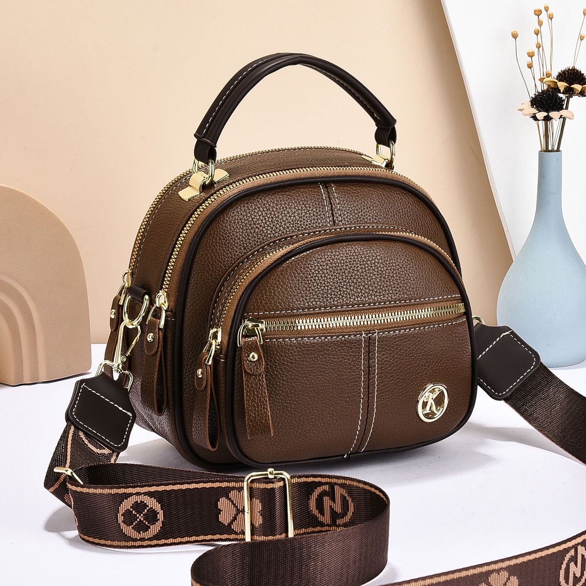 Sac bandoulière femme en cuir Pu