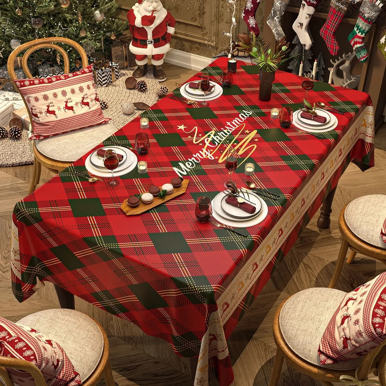 Nappe de Noël 2 mètre sur 1.4 mètre