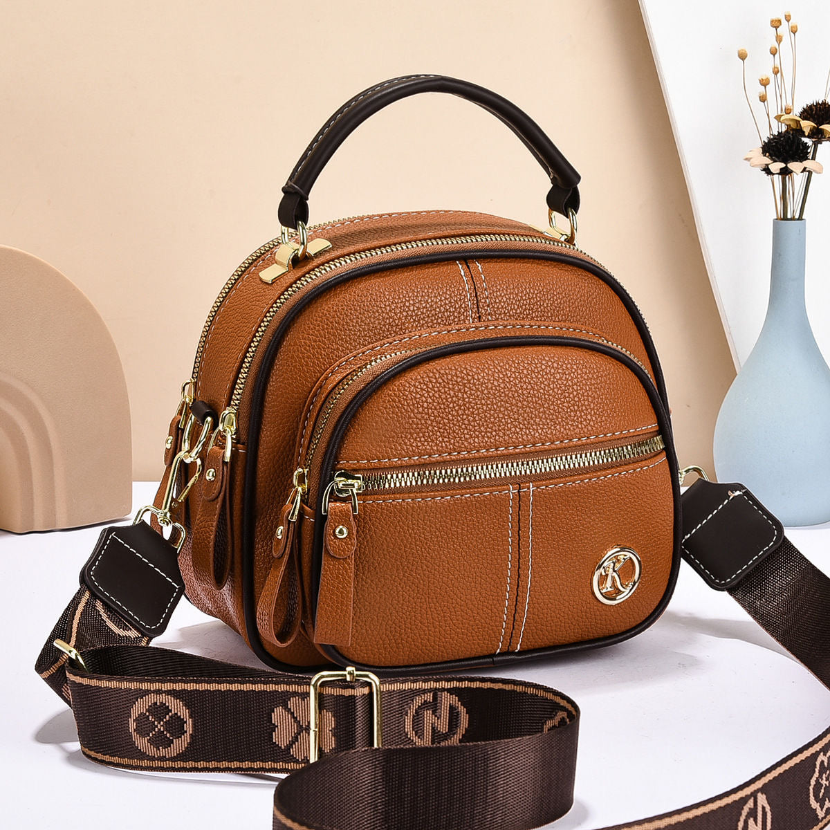 Sac bandoulière femme en cuir Pu