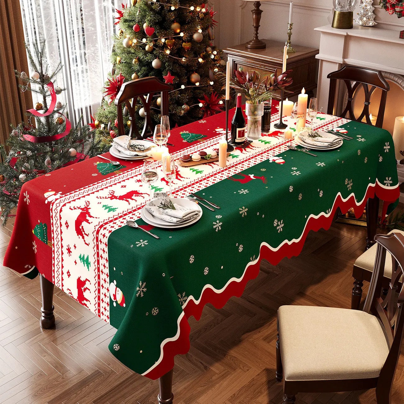 Nappe de Noël 2 mètre sur 1.4 mètre
