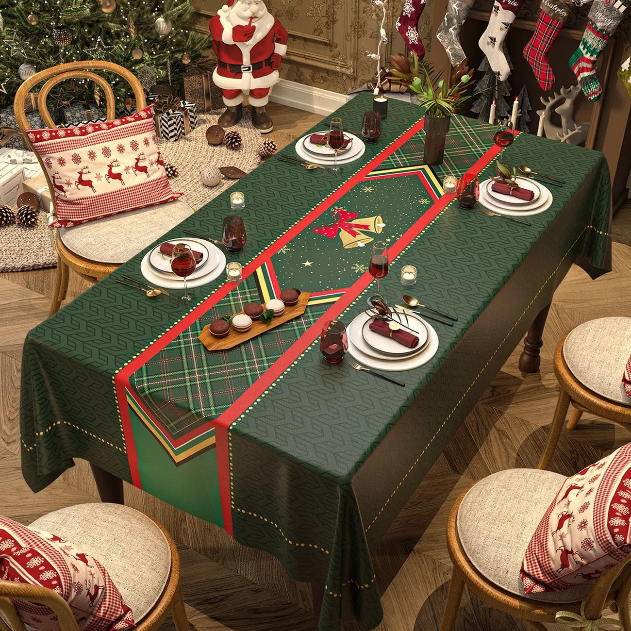 Nappe de Noël 2 mètre sur 1.4 mètre