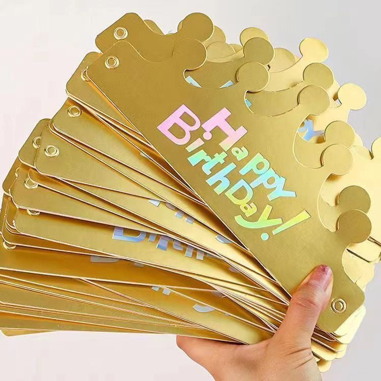 Lot de 100 couronnes HBD enfant