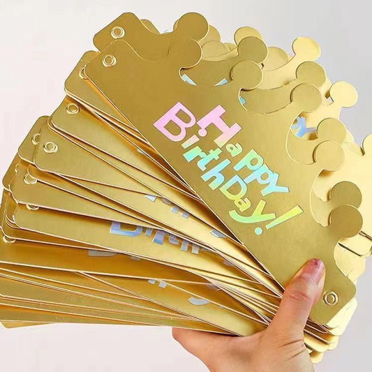 Lot de 100 couronnes HBD enfant
