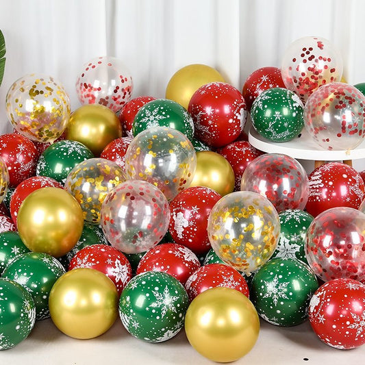 Lot 100 ballon deco Noel