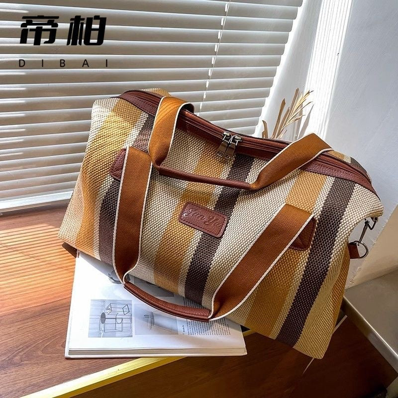 Sac en toile trait à bande