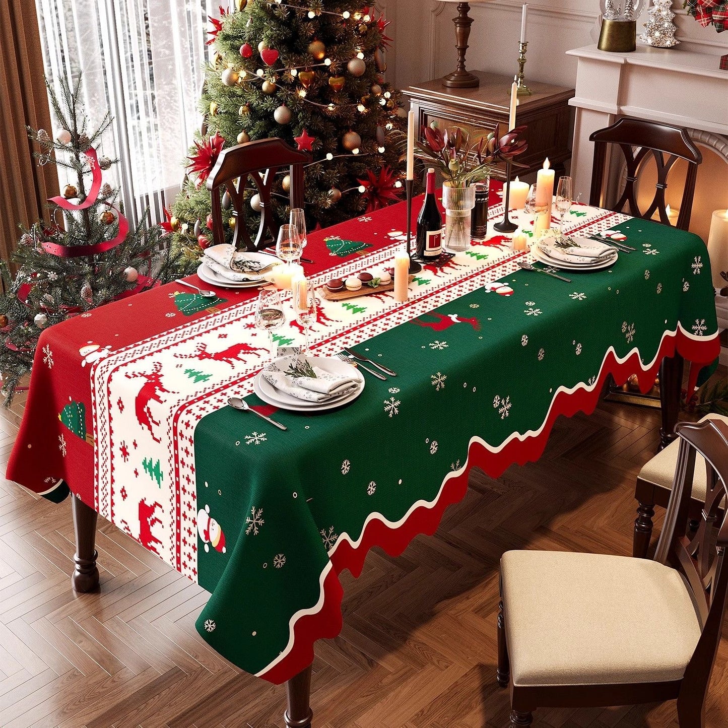 Nappe de Noël 2 mètre sur 1.4 mètre