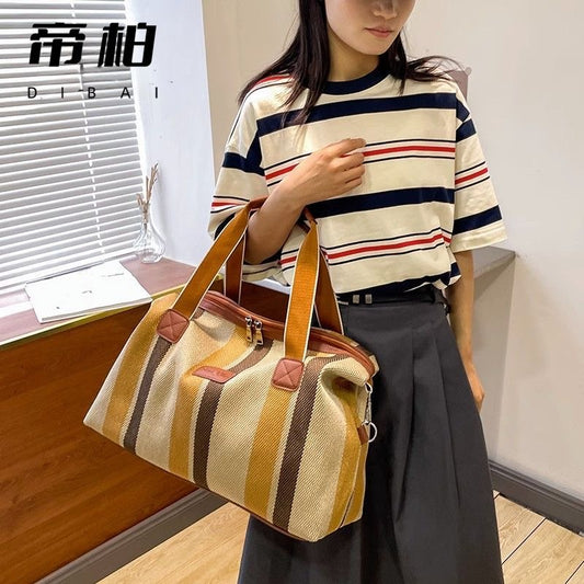 Sac en toile trait à bande
