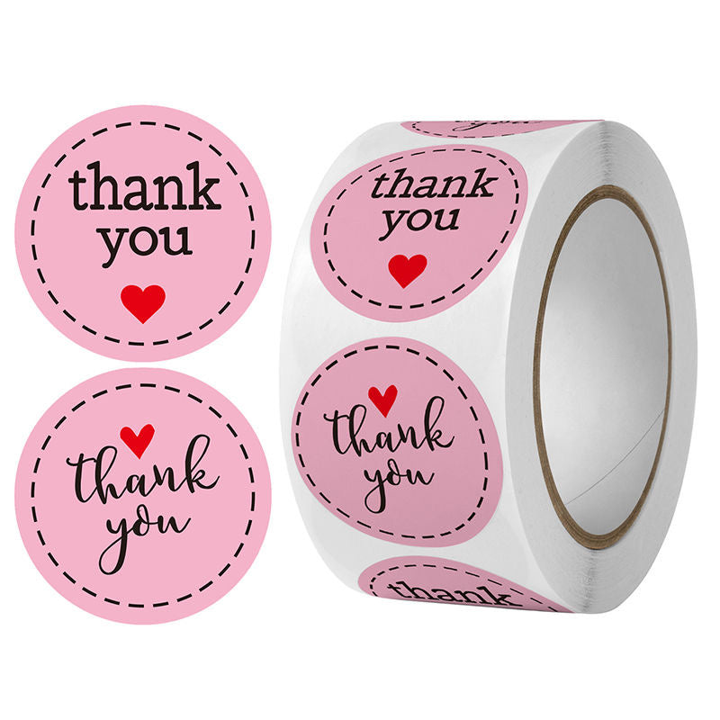 Lot de 1000 stickers thanks you