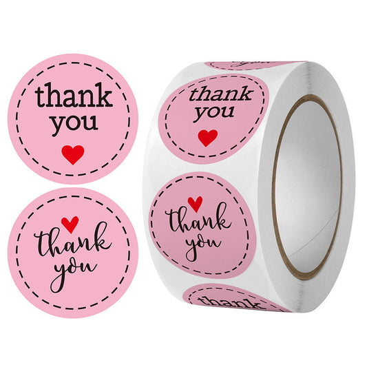 Lot de 1000 stickers thanks you