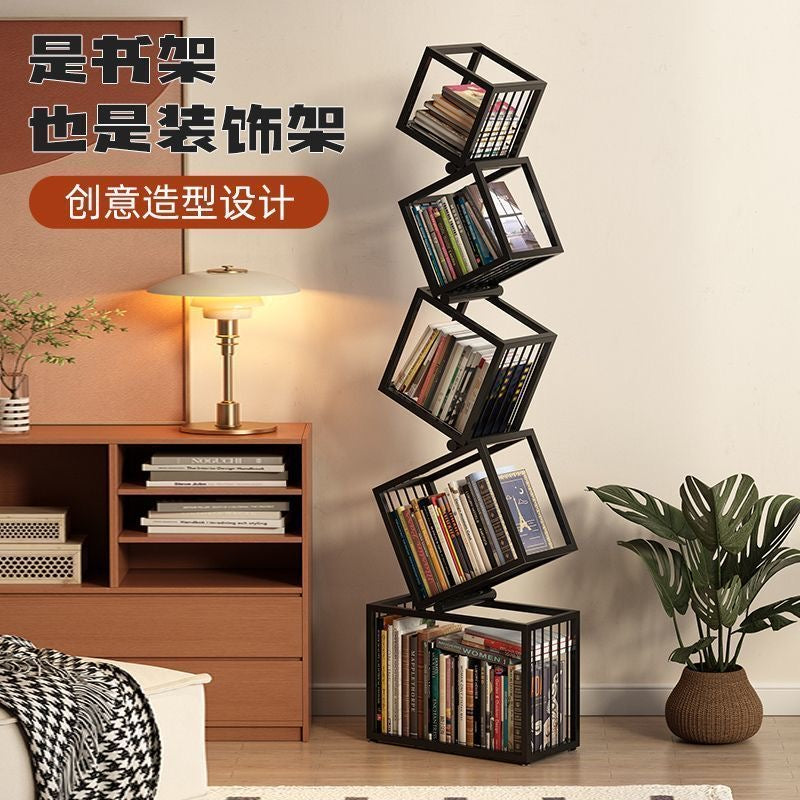 Étagère de rangement moderne et simple en fer deco