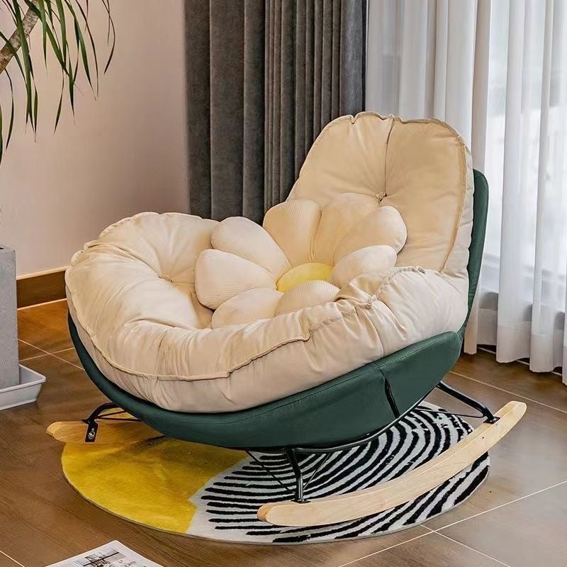 Chaise à bascule simple de style nordique