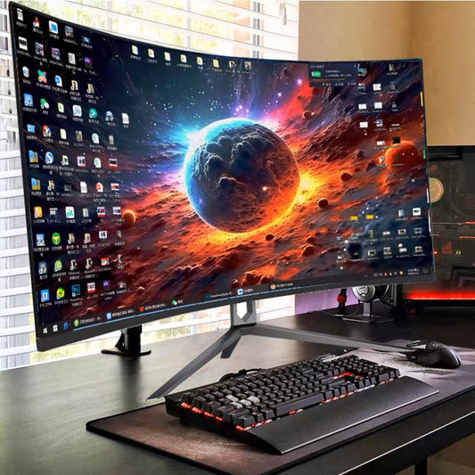 Écran  de jeu IPS HD incurvé 32 pouces