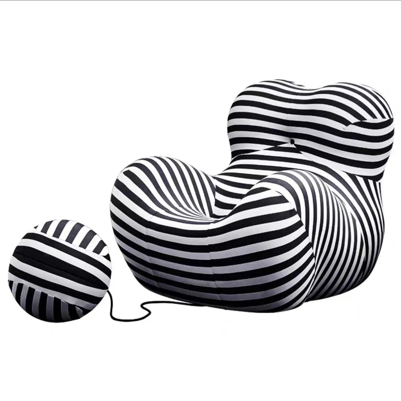 Sofa et boule posé pied
