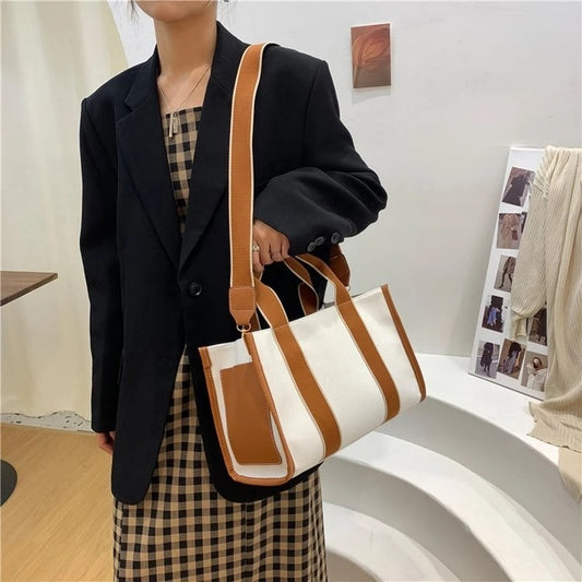 Sac à bandoulière tridimensionnel en toile à fermeture éclair