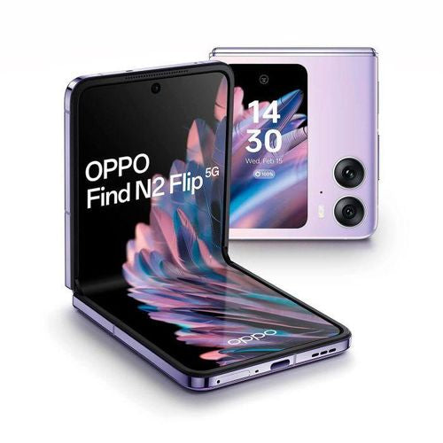 Oppo Find N2 Flip 5G * 6.8 pouces * ( 256GB - 8GB RAM) violet - 50 MP triple - 4300 mAh