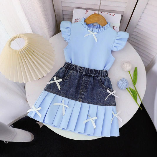 Robe fillet bleu m’