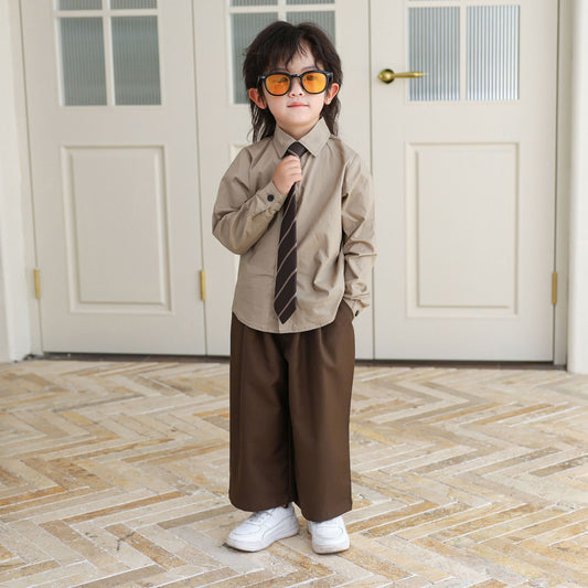 Ensemble pantalon style coréen enfant