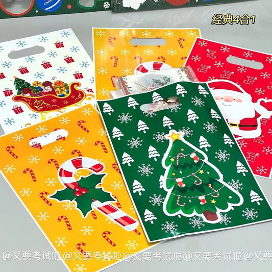 Lot 100 emballage Noël 16 * 25 cm