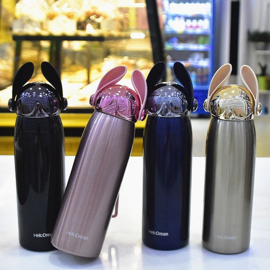 Gourde lapin acier inox 300ml