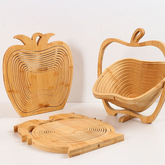 Plateau de fruits en bois