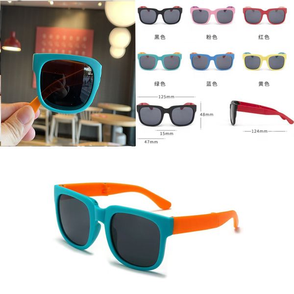 Lunettes de soleil pliantes à visière solaire enfant