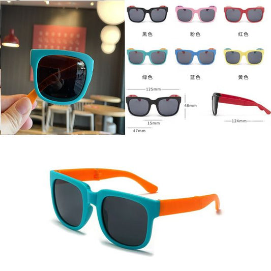 Lunettes de soleil pliantes à visière solaire enfant