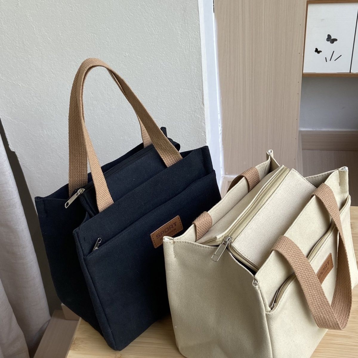 Sac à main en toile de style japonais original