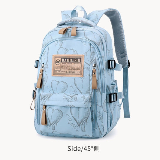 Sac à dos bleu étudiant