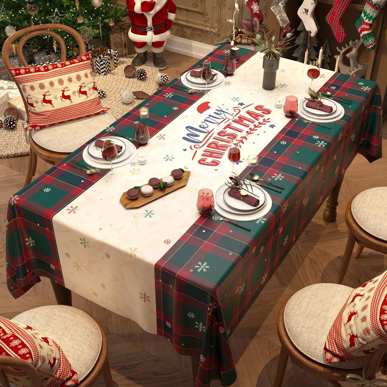Nappe de Noël 2 mètre sur 1.4 mètre