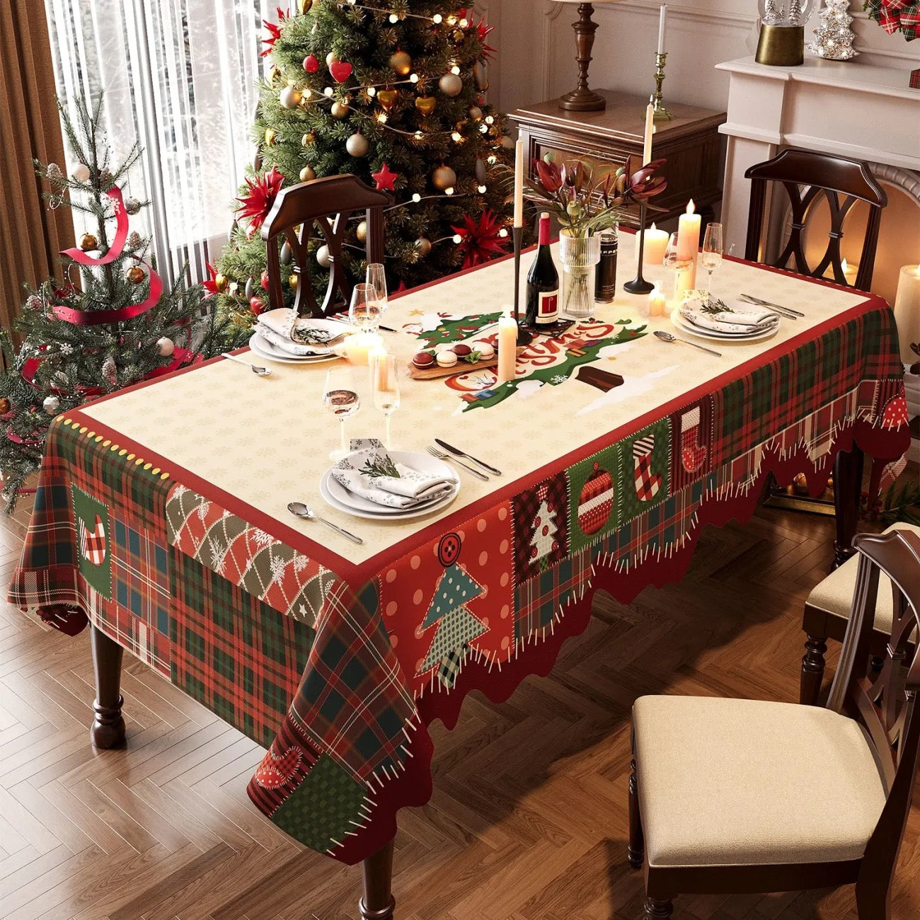 Nappe de Noël 2 mètre sur 1.4 mètre