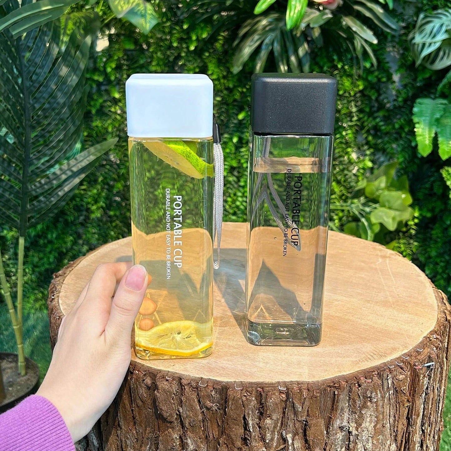 gourde transparente bouteille