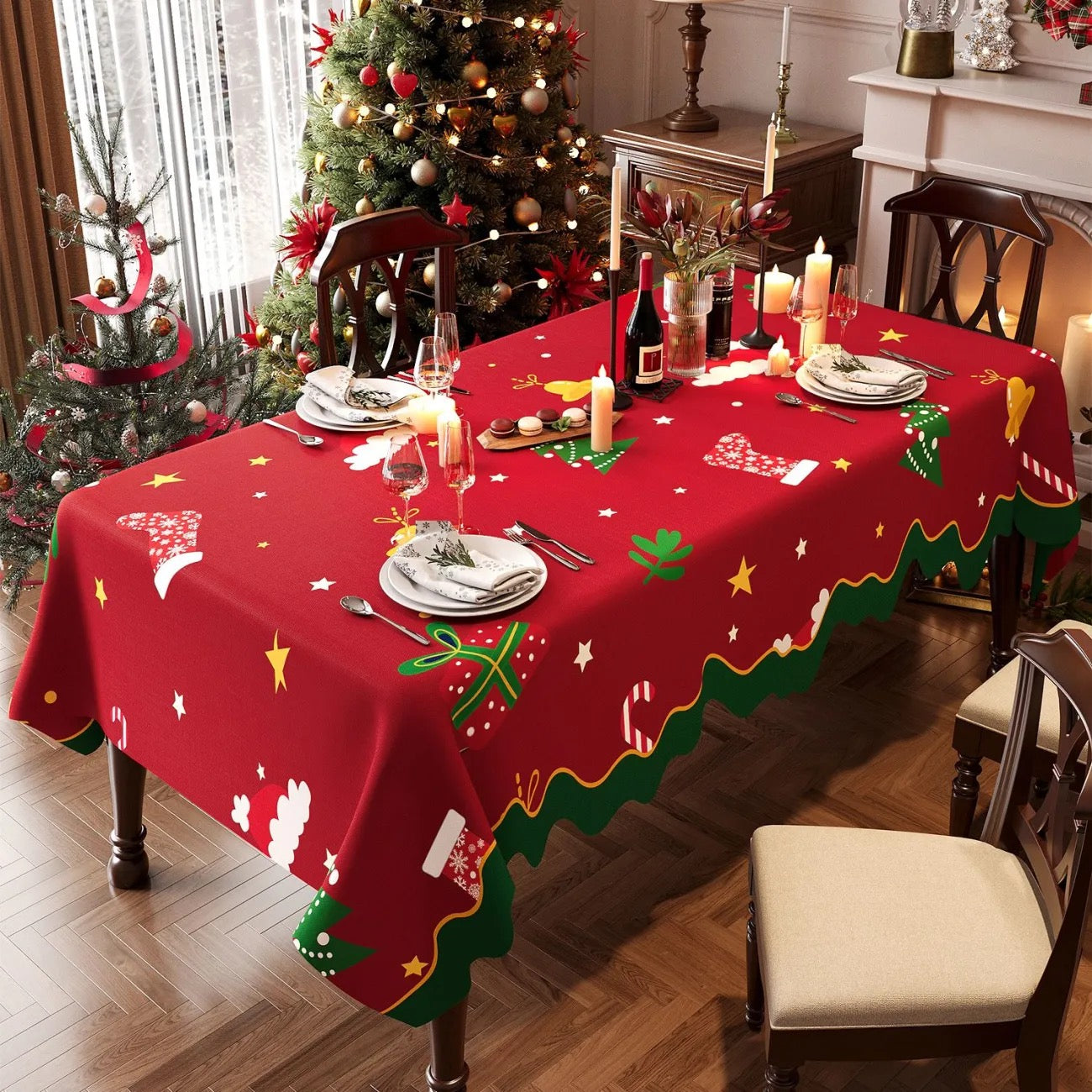 Nappe de Noël 2 mètre sur 1.4 mètre