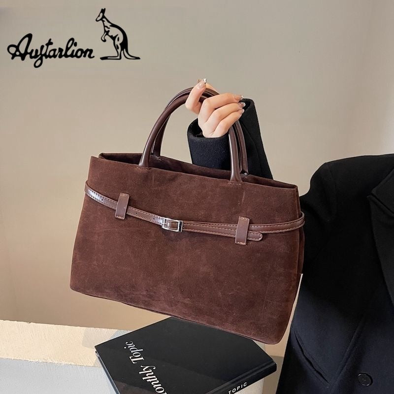 Sac velour dame 37cm
