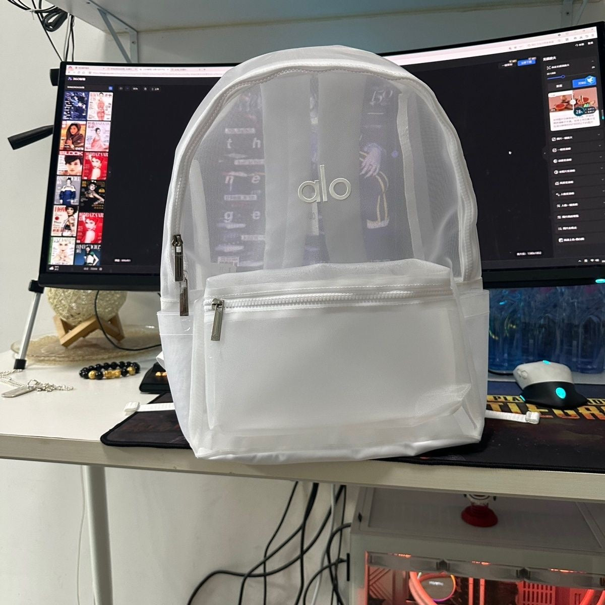 Sac à dos ALO transparent