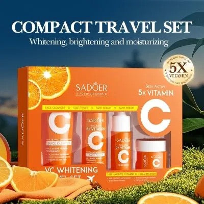 Coffret nettoyant, hydratant, blanchissant, compact et luxueux SADOER