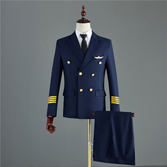 Costume imitation pilote homme