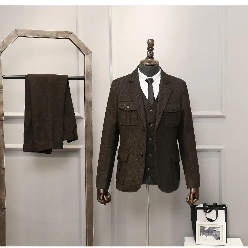 Costume luxe homme haute couture chinoise