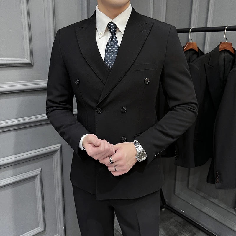 Veste croisé homme
