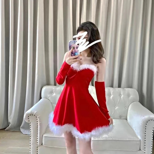 Robe Lingerie Noël femme