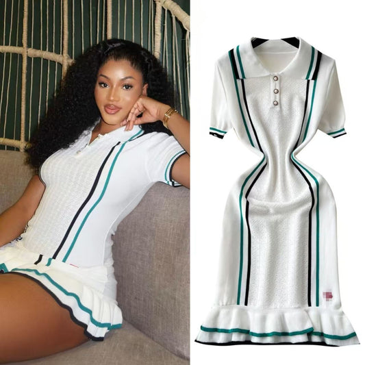 Robe tricoté femme