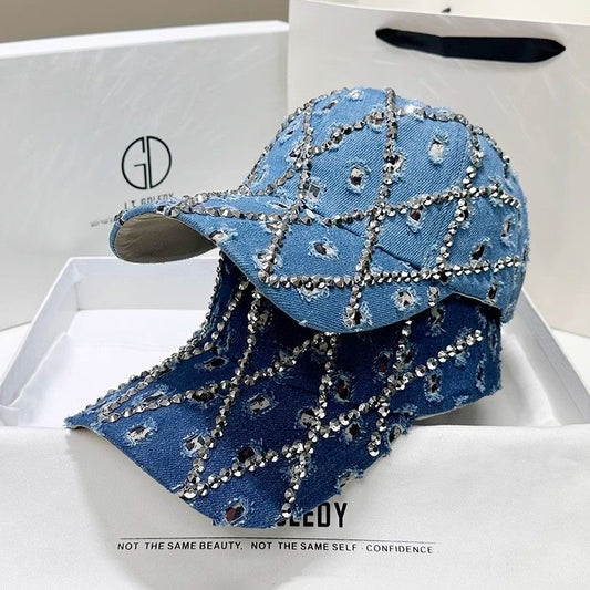 Chapeau strass femme