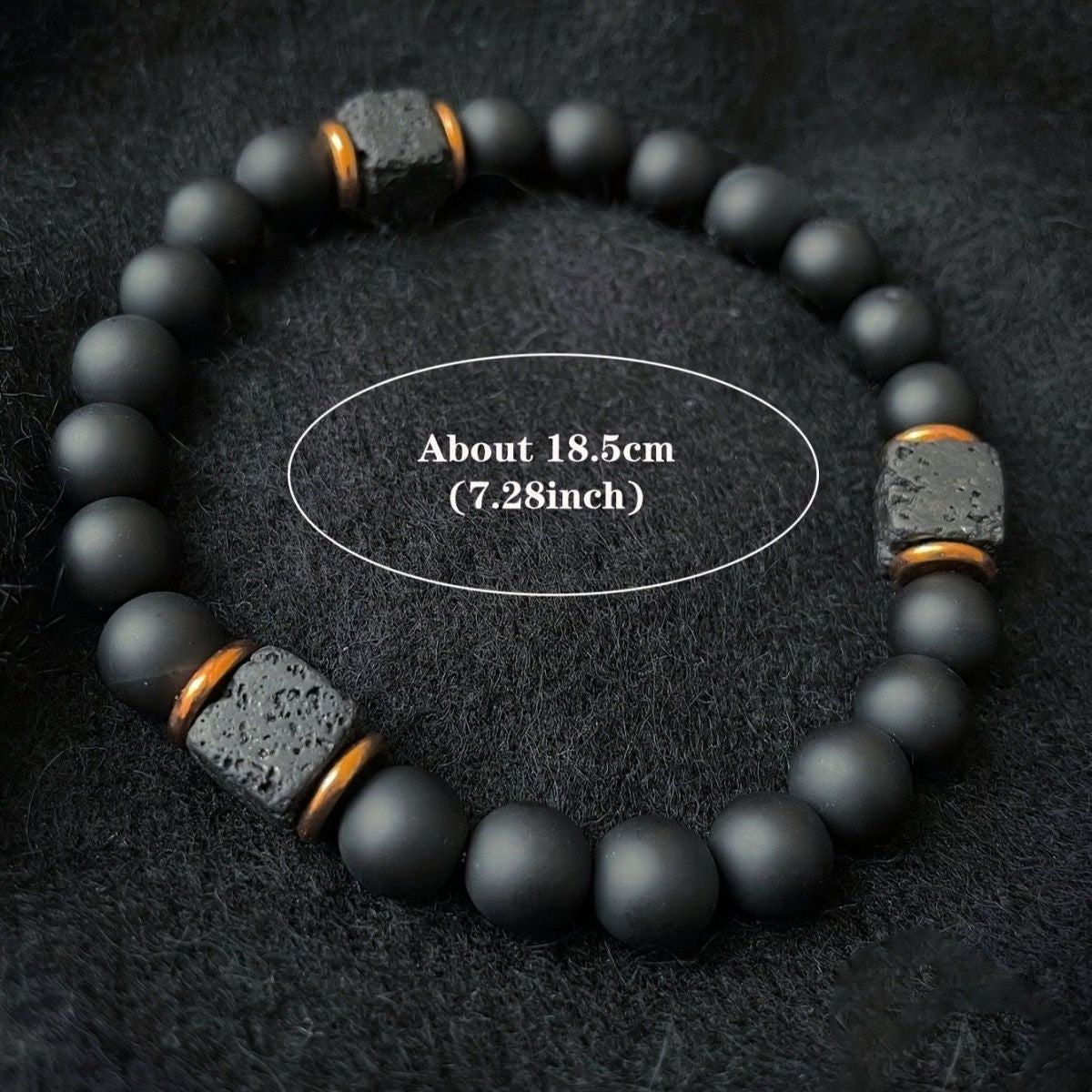 Bracelet pierre lune 18cm