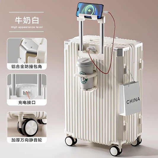 Valise Coréen 12kg en couleur argent