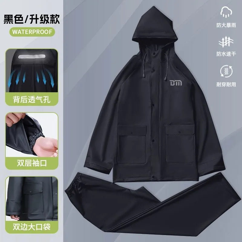 Combinaison imperméable et pantalon de pluie