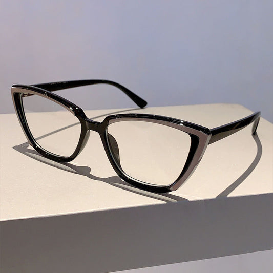 Monture œil de chat pour femme lunette anti lunette bleu