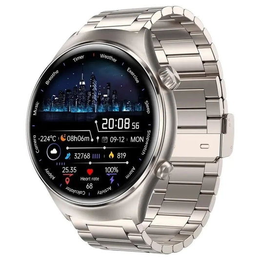 Silver GT5pro (bracelet : cuir marron + plastique noir) puce de 10e génération
