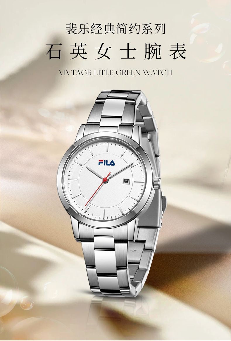 Montre acier inox fils pour femme