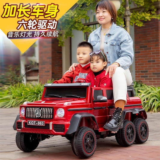 Voiture électrique pour enfants, véhicule tout-terrain pour deux personnes